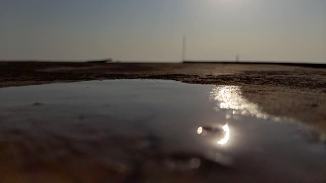 Sun shines in early morning