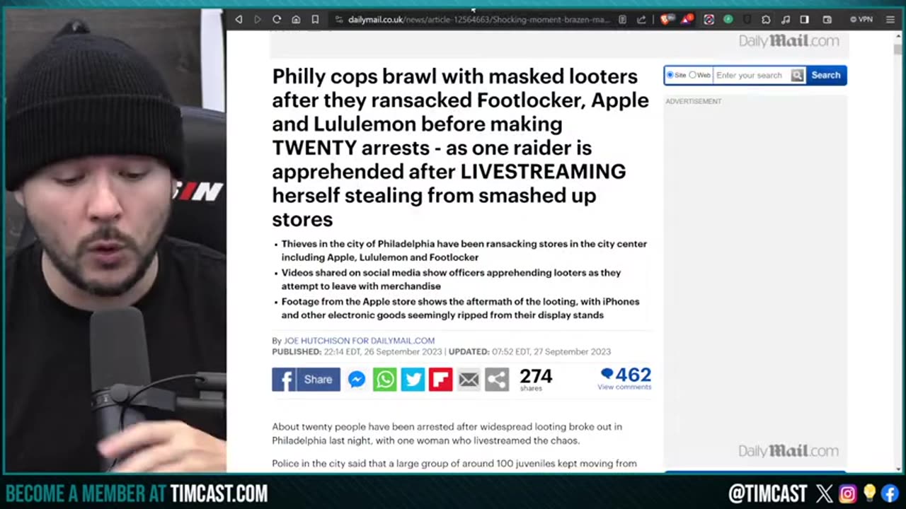 MASS RIOTING And LOOTING In Philly, POLICE FAIL To Stop It, Social Order Is GONE, Civil War Looming