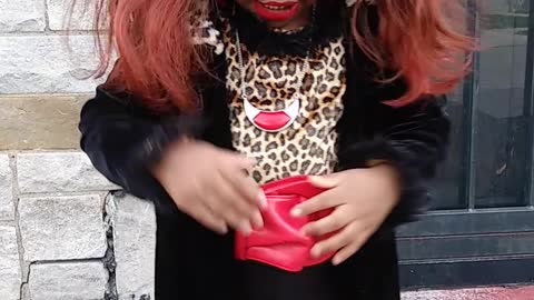 Little Miss Bundy Heads out for Halloween