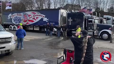 We Will Not Bend, We Will Not Break, Never Surrender - Amazing Music Video Of The Freedom Truckers