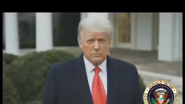 President Trump message -BANNED FROM YOUTUBE-