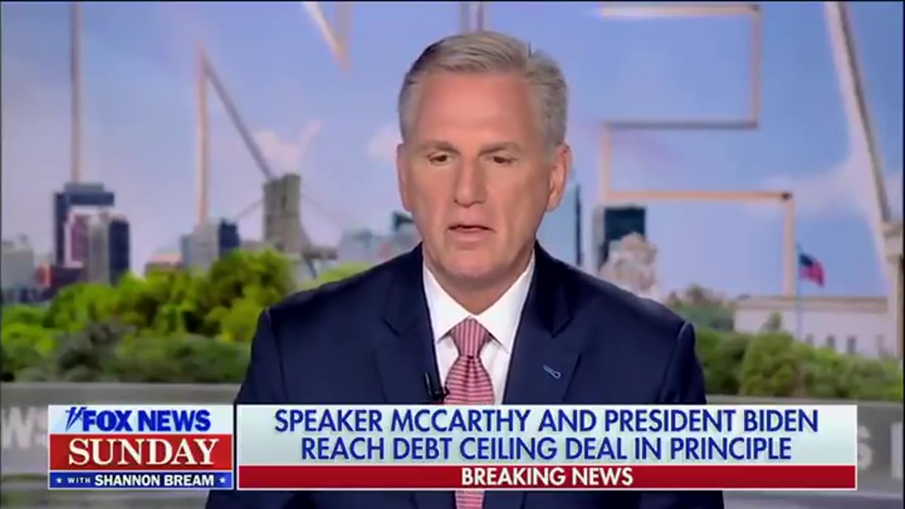 Kevin McCarthy Celebrates Debt Deal: "We Let Government Grow, but at a Slower Rate"