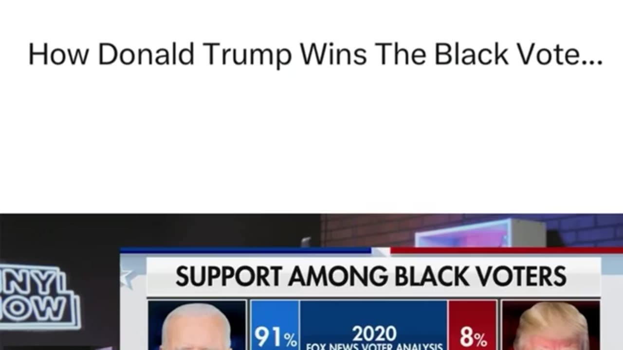 Trump's got the black vote!
