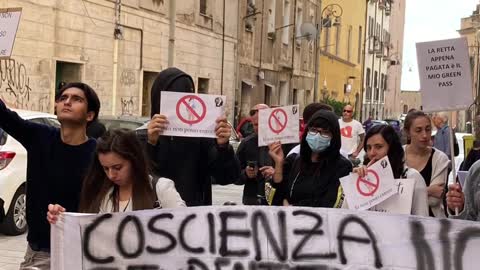 Sit-In Università di CA (Coscienza Studentesca)