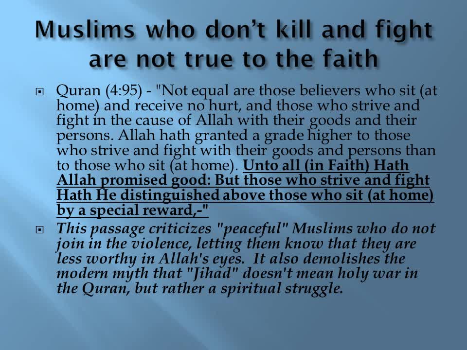 What Muslims don't know about the Quran