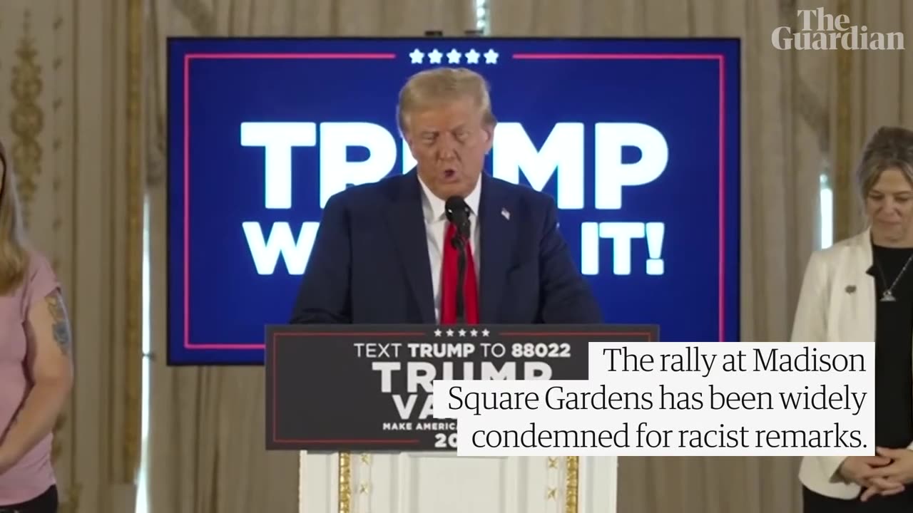 Donald Trump defends his Madison Square Garden rally as 'love fest'