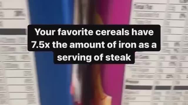 You’re not sick, you’re being poisoned. Stop eating inorganic cereal & foods