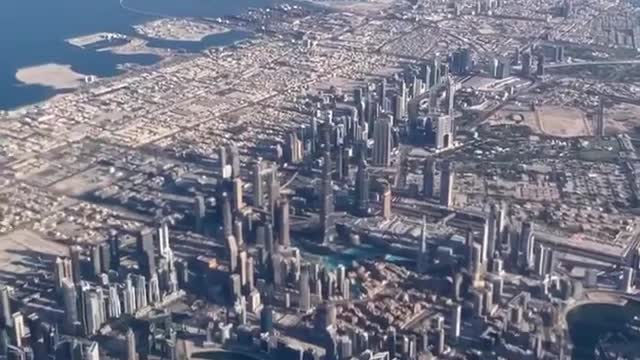 The sky about Dubai
