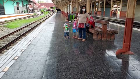 TRAIN STATION IN CHIANGMAI THAILAND