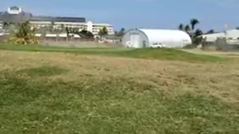 Helicopter Landing at Frigate Bay Area