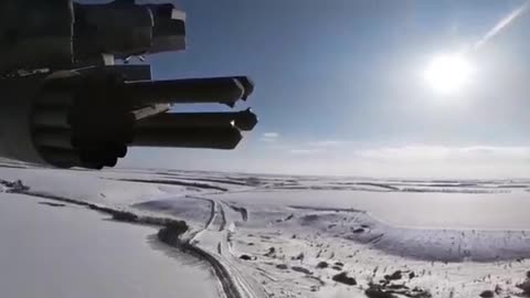 Ukraine War - KA-52 Firing