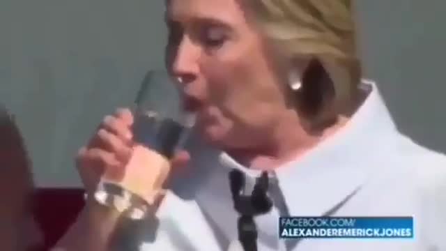 Is Killary Clinton a reptilian? Check what is coming out of her mouth...