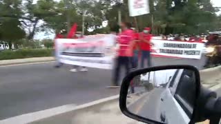 Marcha en Mamonal