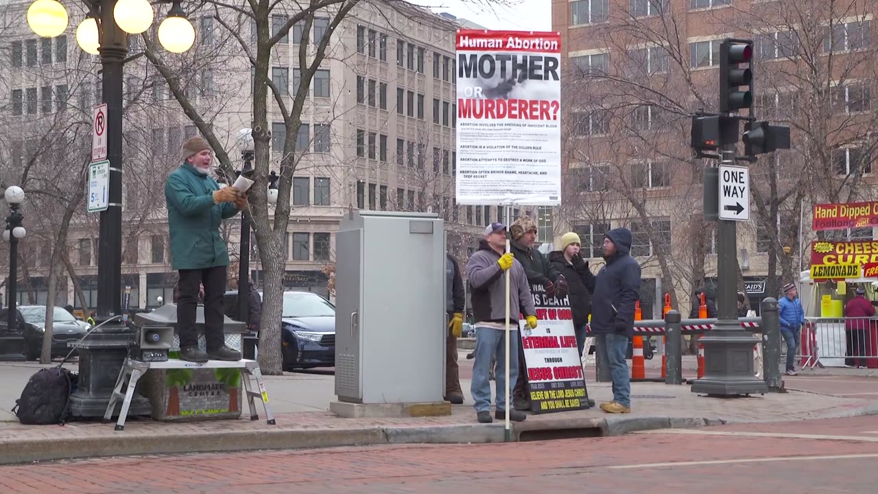 Street Evangelism: Preaching at Winter Carnival- St. Paul, MN - Part 2