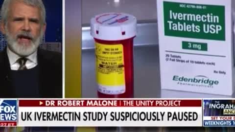 Dr Robert Malone - Ivermectin study mysteriously halted in the UK