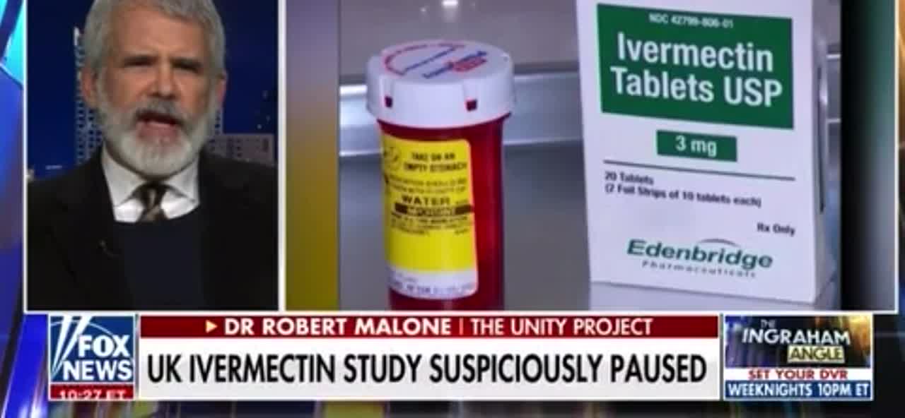 Dr Robert Malone - Ivermectin study mysteriously halted in the UK