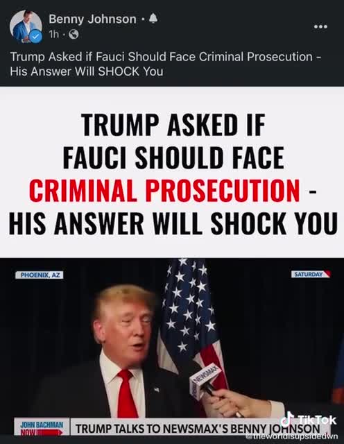 Shall we lock Fauci up?