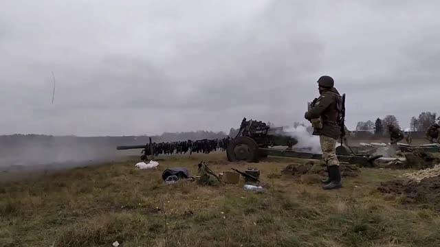 Ukrainian Troops Take Part In Combat Training In Western Ukraine