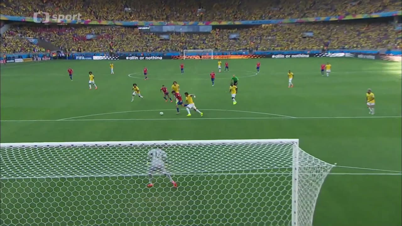 Brazílie vs Chile - osmifinále MS 2014