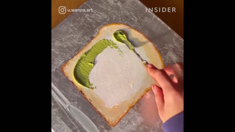 Artist Creates 3D Painted Breakfasts