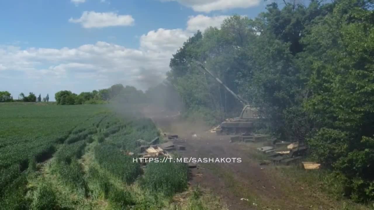 Ukraine War - Crews of self-propelled guns "Msta-S" demilitarized several more objects