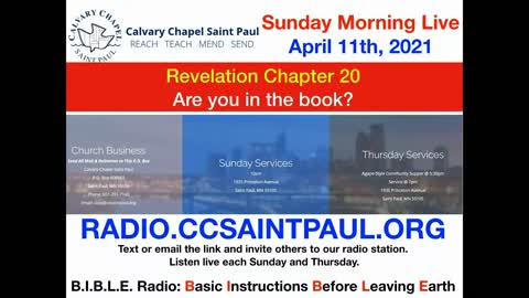 Revelation 20 - "Are You In the Book?"