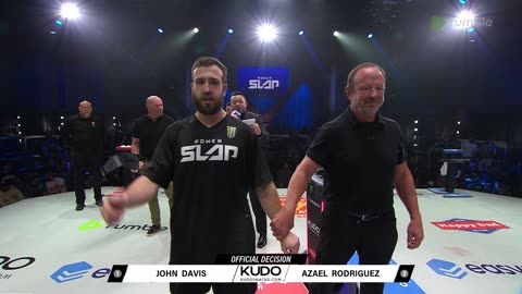 Power Slap 1 John Davis vs Azael Rodriguez Middleweight Championship