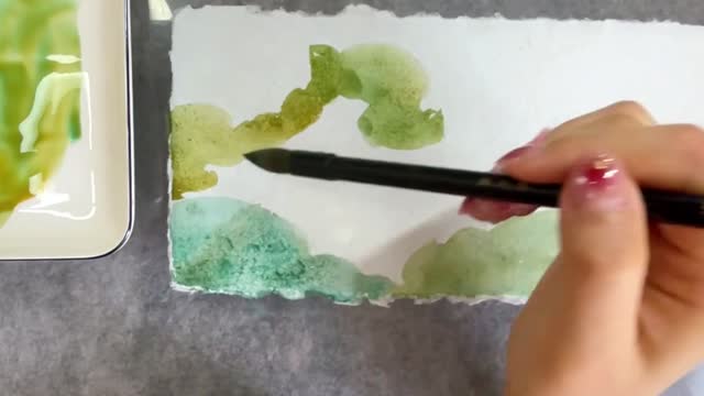 Watercolor course taught by university - watercolor stamen 03