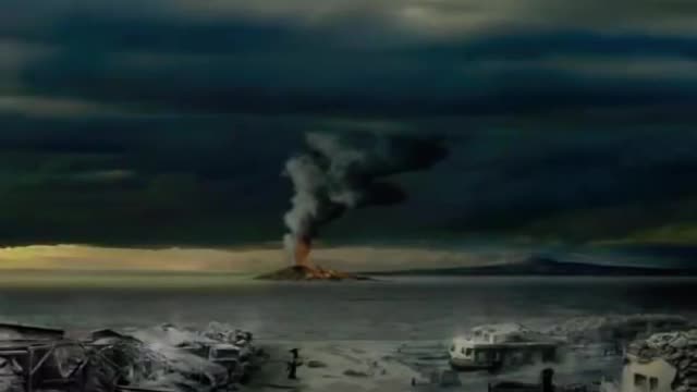Volcano eruption Best see in CCTV
