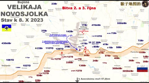 Situace na ukrajinské frontě k 8. 10. 2023