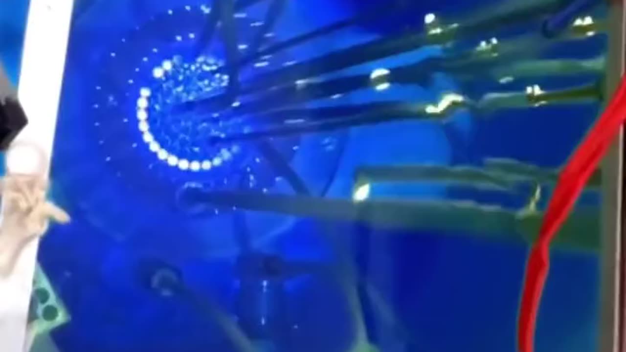 A Nuclear Power Plant Core Powering On