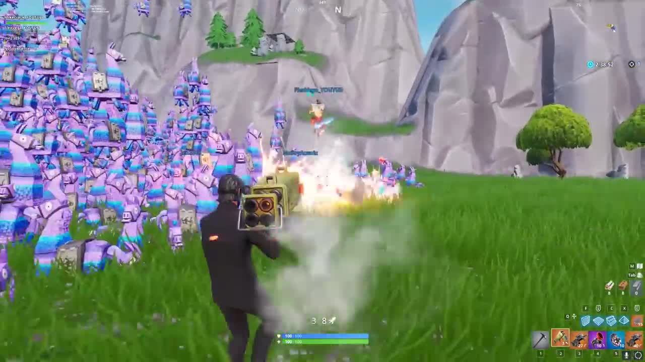 50 000 llamas on fortnite