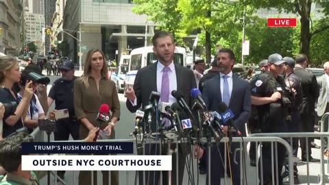 Eric Trump rips NYC Court System on the sham trials
