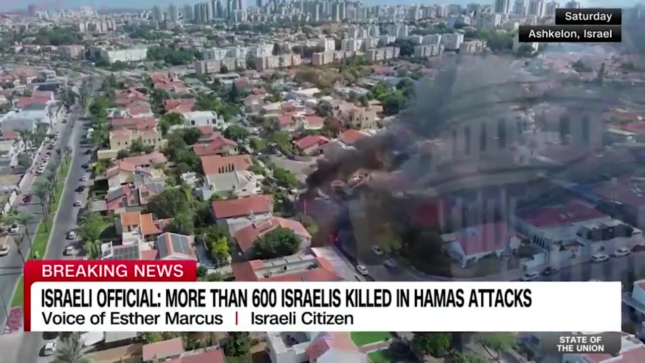 Israeli citizen describes sheltering during Hamas attack