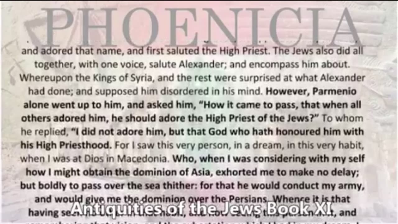 Not So Chosen People Bible Series - Part 4 The Phoenicians