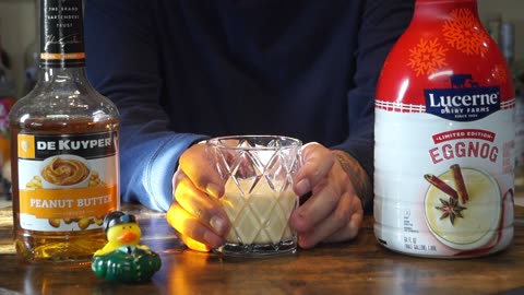 John Brown III - De Kuyper Peanut Butter Liqueur & Lucerne Eggnog