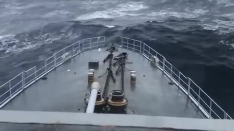 The power of the ocean.