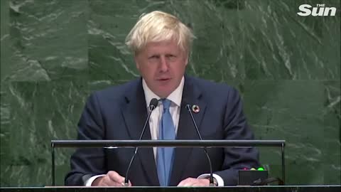 Boris Johnson's speech at The United Nations. Total control n surveillance . NO WHERE TO HIDE