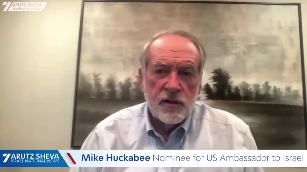 Mike Huckabee, embajador de Trump en Israel, dice que "no hay ocupación" del territorio palestino