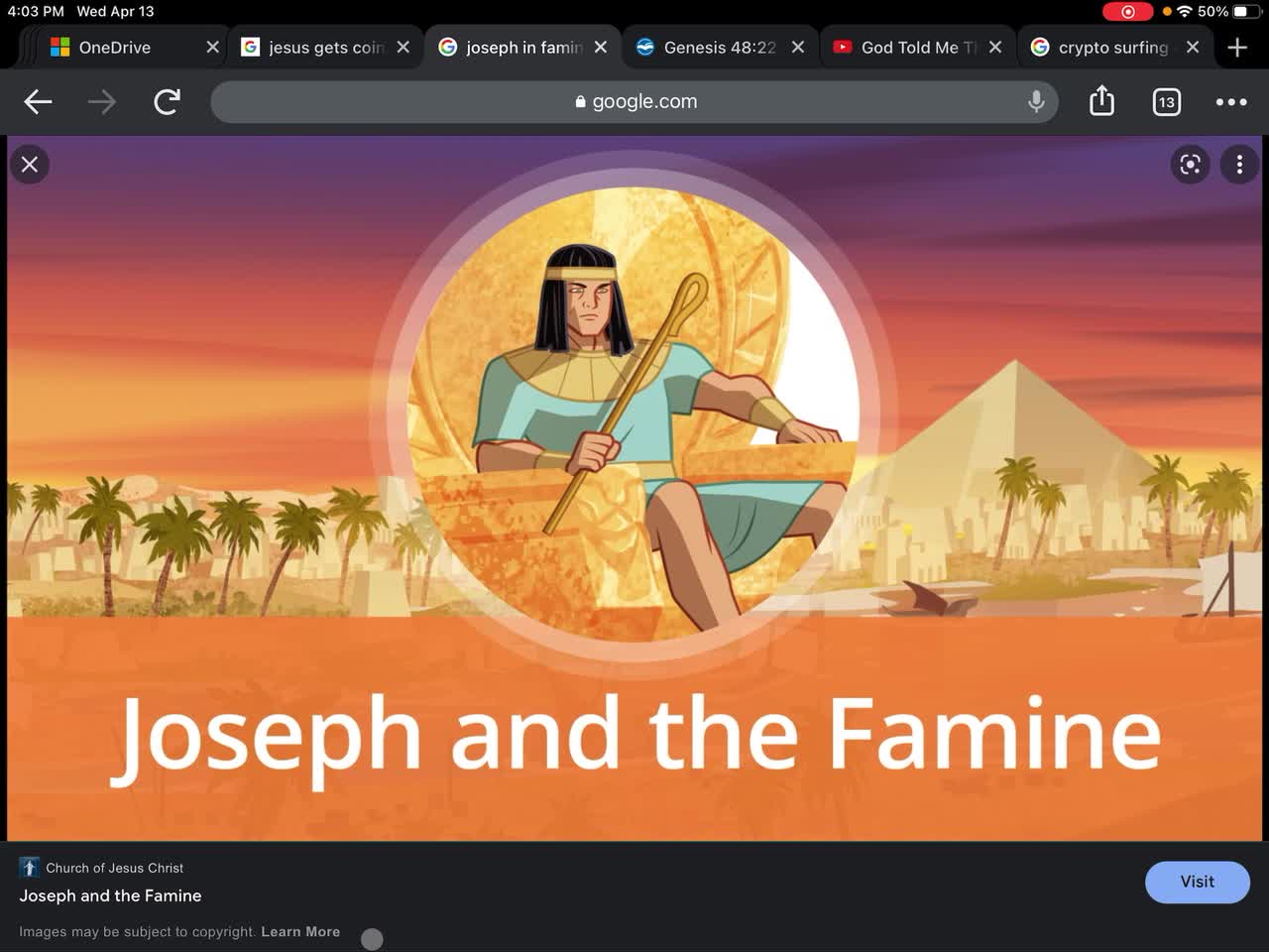 Joseph’s Double Portion 2nd Double Wave Word