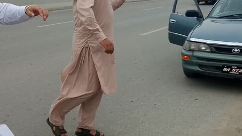 Cousin Wedding: Attan dance on Road 😍