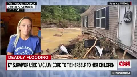 Kentucky flood survivor describes being in house as it was removed from foundation