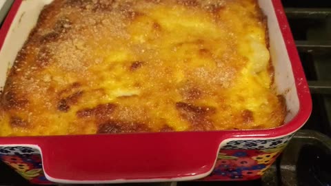 Made au grotin potatoes and chicken Crack casserole