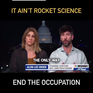 FREE PALESTINE IT`S NOT ROCKET SCIENCE END THE OCCUPATION