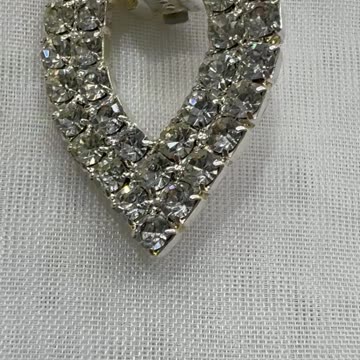 Silver Plated 1.5” Clip On Earrings. Made with Swarovski Crystals. Rare. Gift