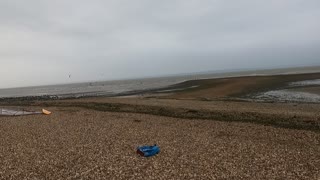 Water sports on a windy day.