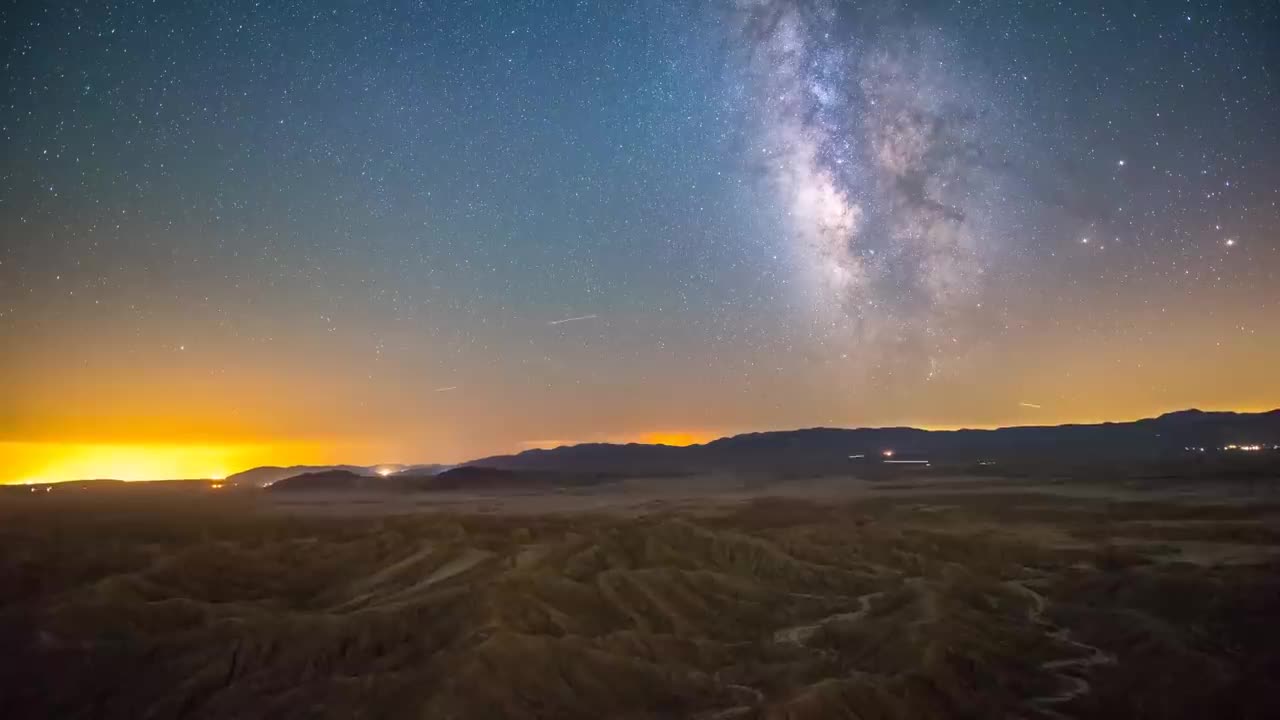 Font's Point - Stabilized Sky Timelapse