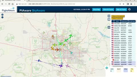 June 27th 2022 - time lapsed air trash for Phoenix AZ