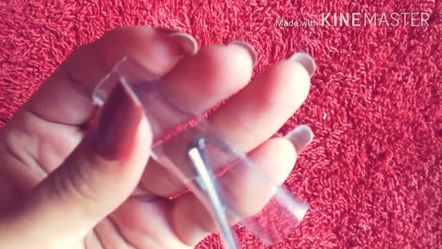 How To Make FAKE Nails From a Plastic Bottle - DIY Artificial Nails At Home