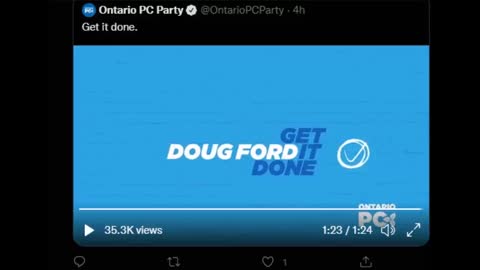 DOUG FORD RELEASES PROPAGANDA VID....ELECTION CAMPAIGN VIDEO